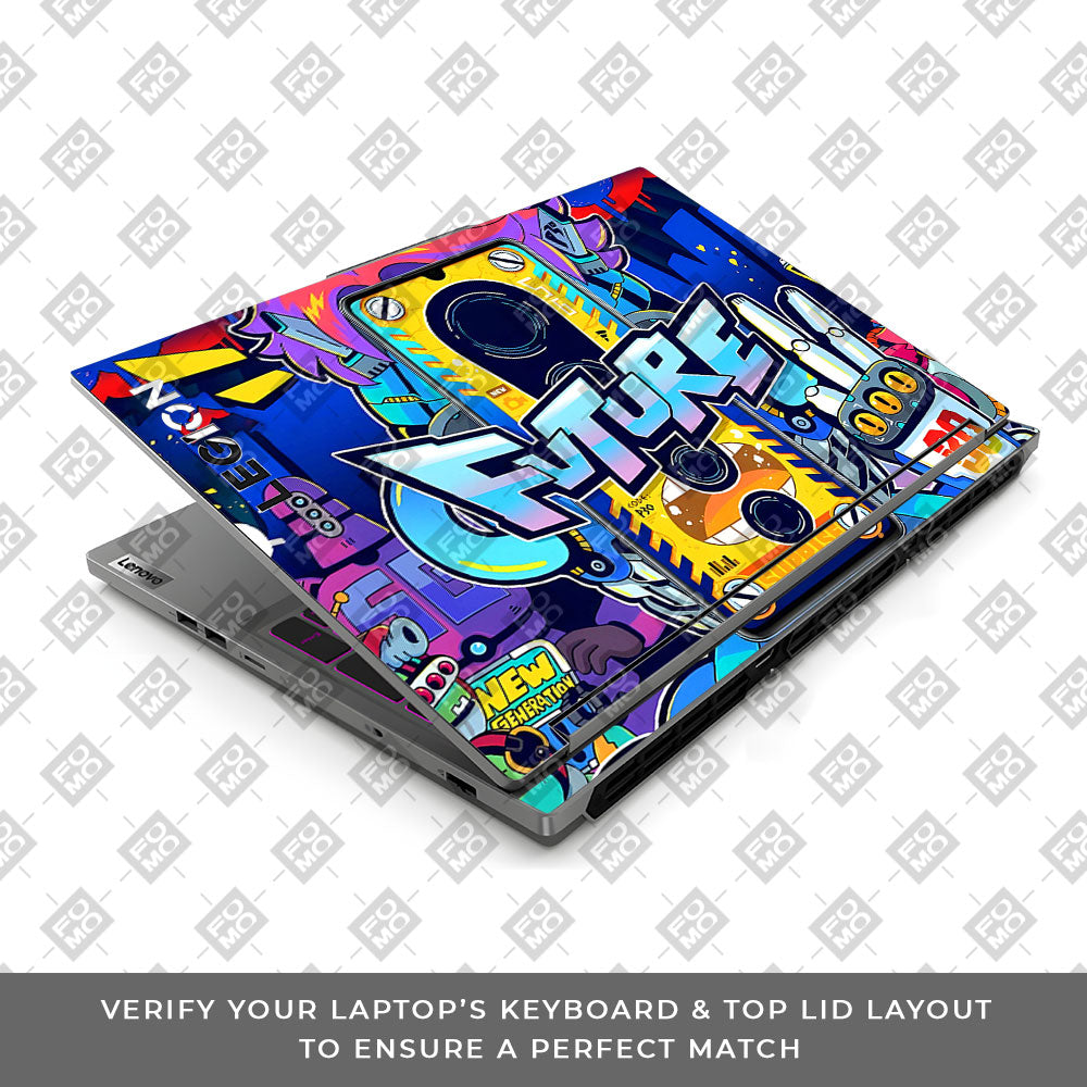Futuristic Cyberpunk Vision Lenovo Legion 5 16IRX9 Laptop Skin