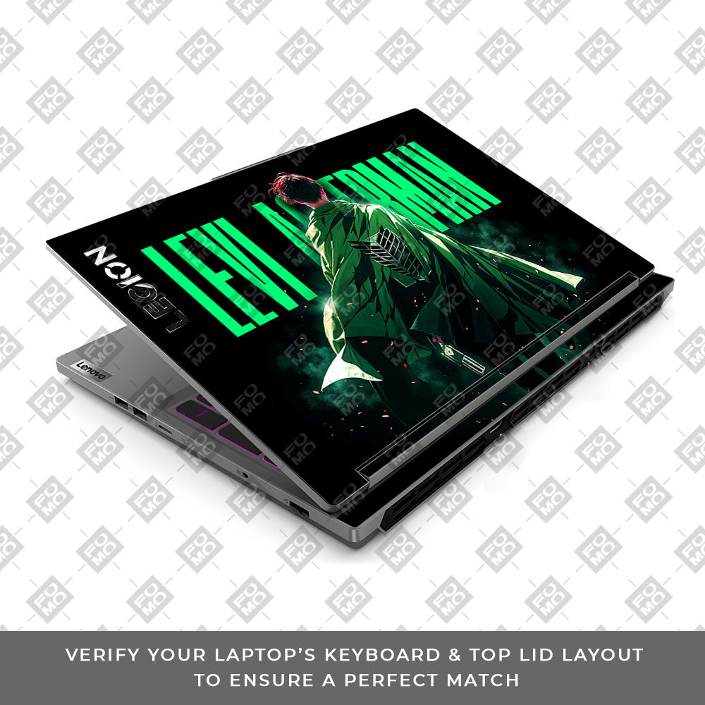Levi Ackerman Stance Lenovo Legion 5 16IRX9 Laptop Skin