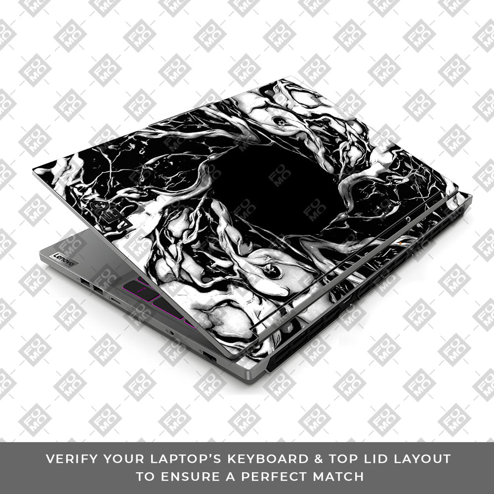 Spiderman Web Black Lenovo Legion 5 16IRX9 Laptop Skin