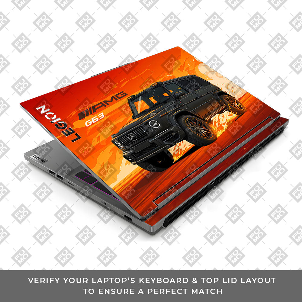 Mercedes AMG G63 Lenovo Legion 5 16IRX9 Laptop Skin