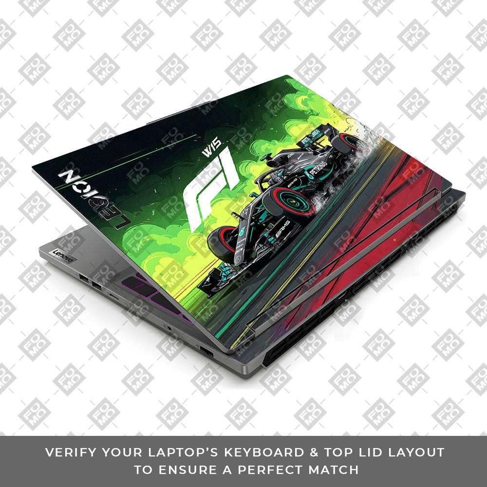 W15 F1 Red Bull x AMG Velocity Lenovo Legion 5 16IRX9 Laptop Skin