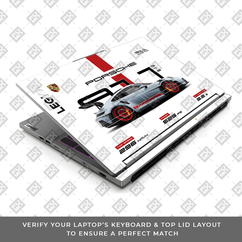 Porsche 911 GT3 RS Lenovo Legion 5 16IRX9 Laptop Skin