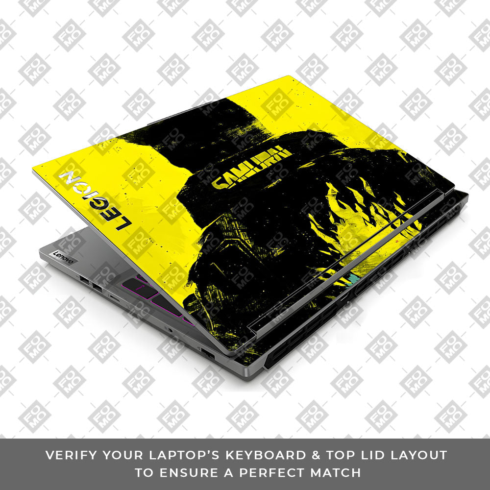 Backlit SAMURAI Jacket Lenovo Legion 5 16IRX9 Laptop Skin