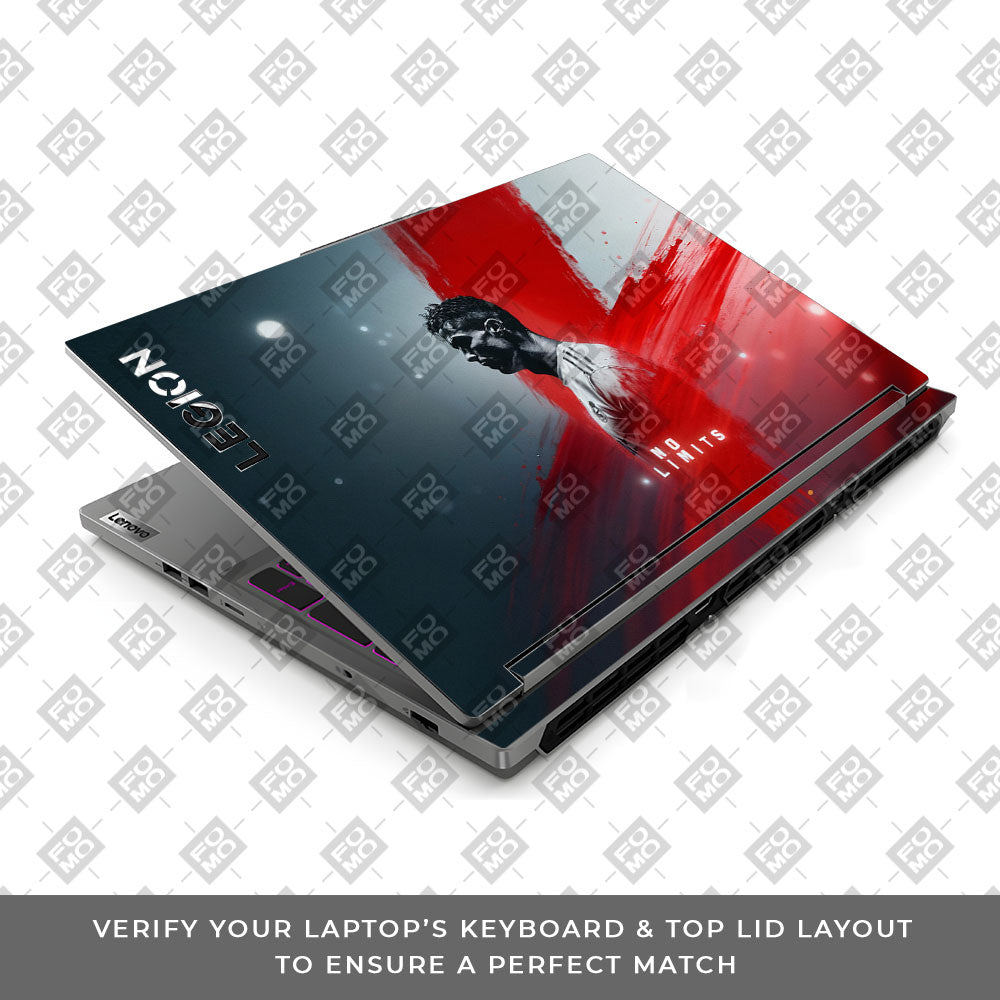 No Limits Ronaldo Spirit Lenovo Legion 5 16IRX9 Laptop Skin