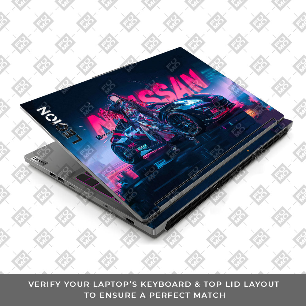 Neon Bloom Nezuko Racer Lenovo Legion 5 16IRX9 Laptop Skin