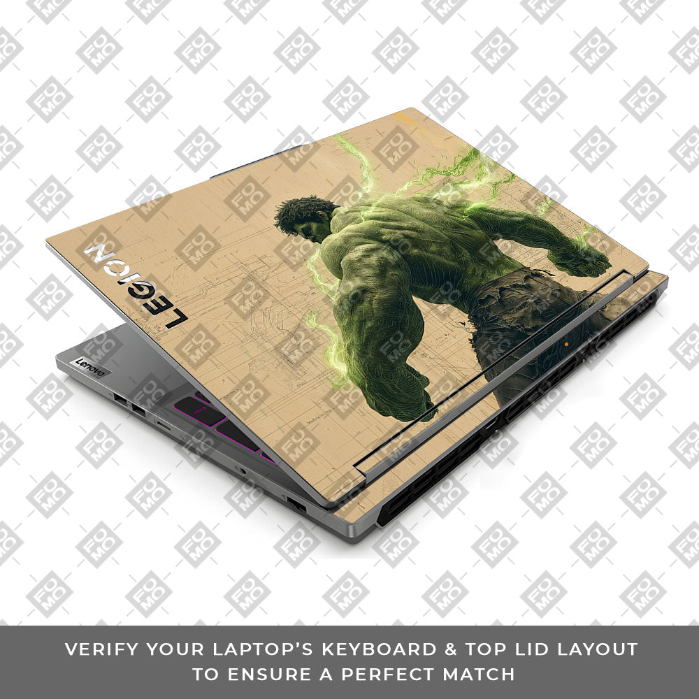 Hulk Unleashed Lenovo Legion 5 16IRX9 Laptop Skin