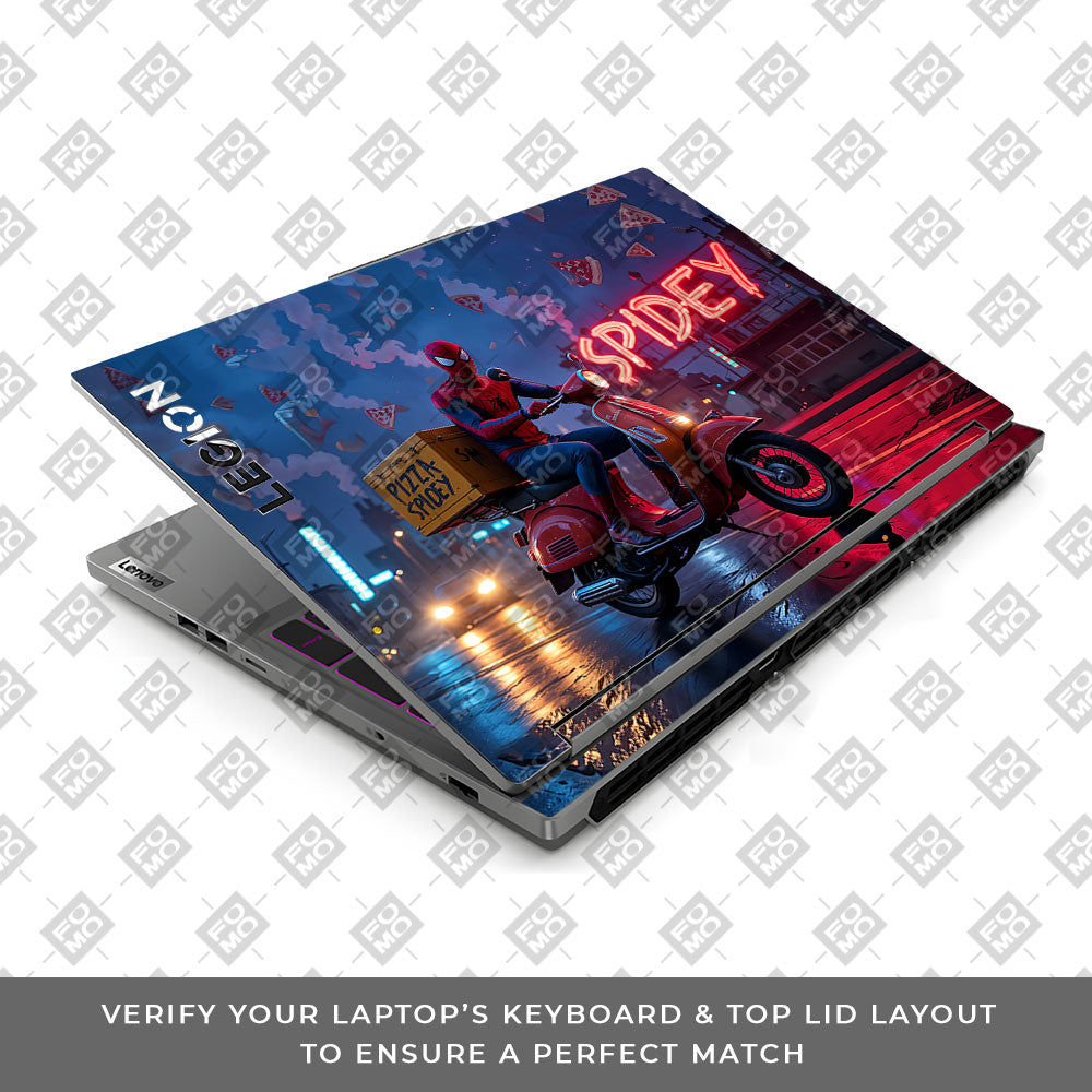 Pizza Spidey Lenovo Legion 5 16IRX9 Laptop Skin