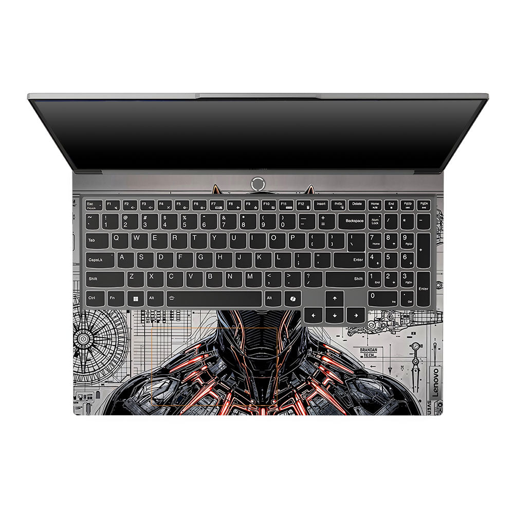 Black Panther Vibranium Tech Lenovo Legion 5 16IRX9 3D Laptop Skin