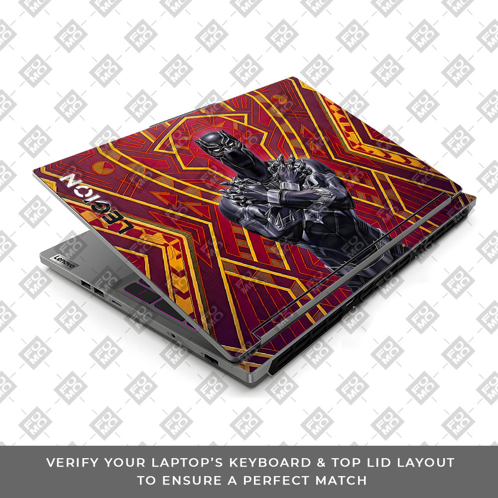 Wakanda Royal Power Lenovo Legion 5 16IRX9 3D Laptop Skin