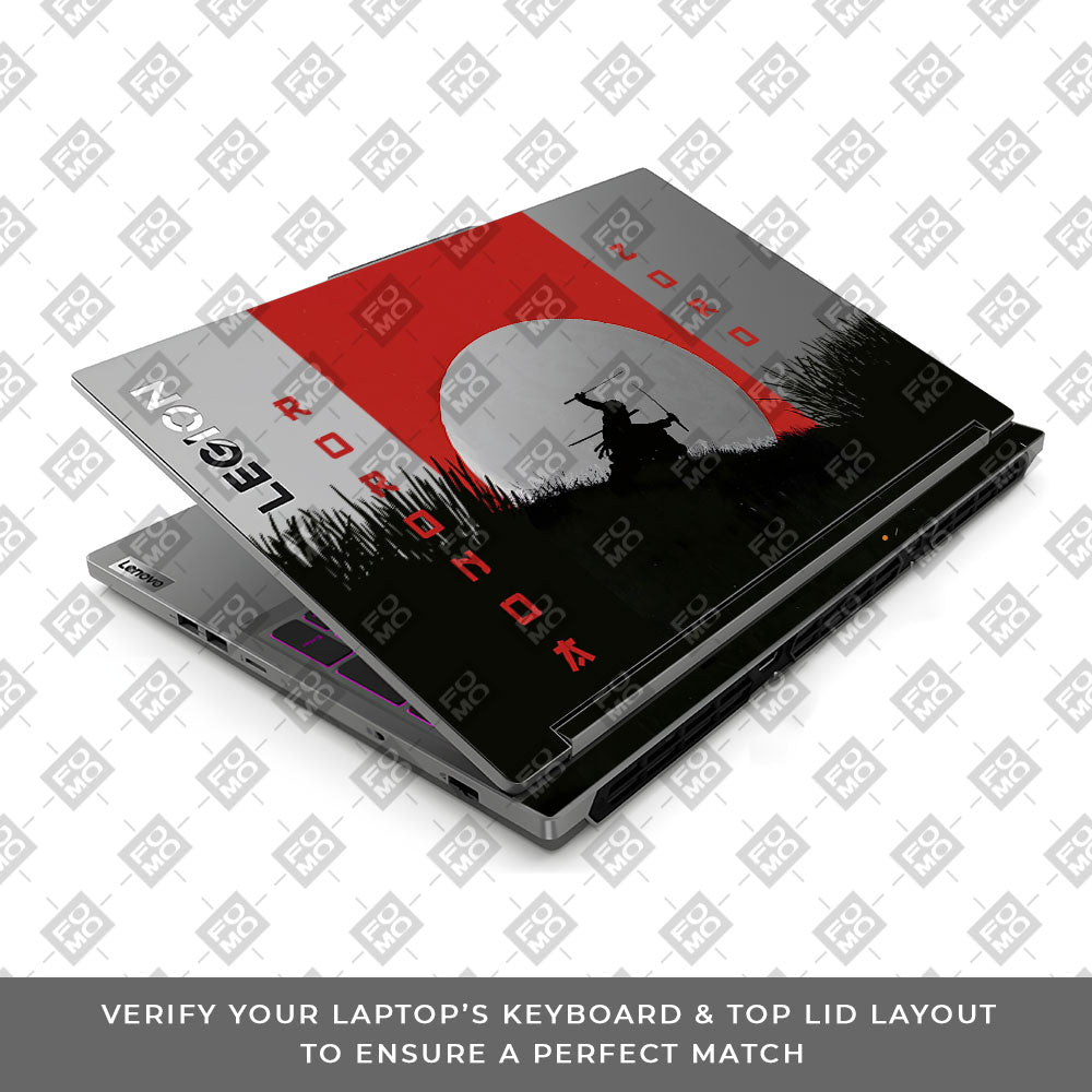 Transparent Swordsman’s Resolve Lenovo Legion 5 16IRX9 Laptop Skin