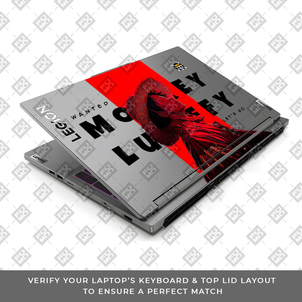 Transparent Pirate King Lenovo Legion 5 16IRX9 Laptop Skin