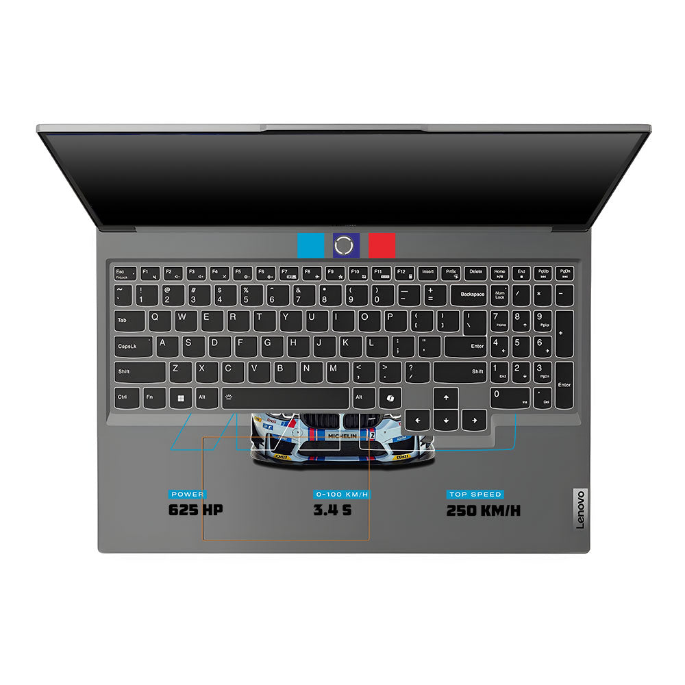 Transparent BMW M5 Lenovo Legion 5 16IRX9 Laptop Skin