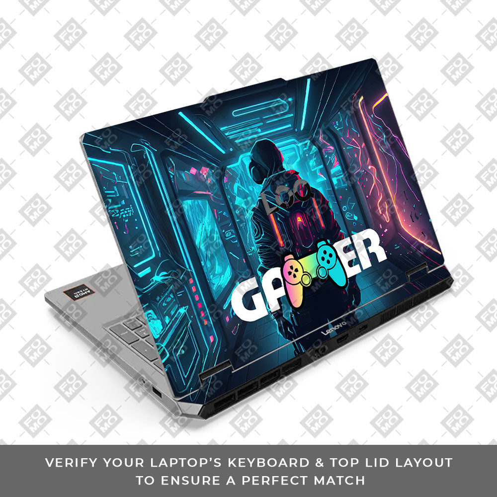 Lenovo LOQ Essential 15ARP11 Gamer in Glowing Background Laptop Skin