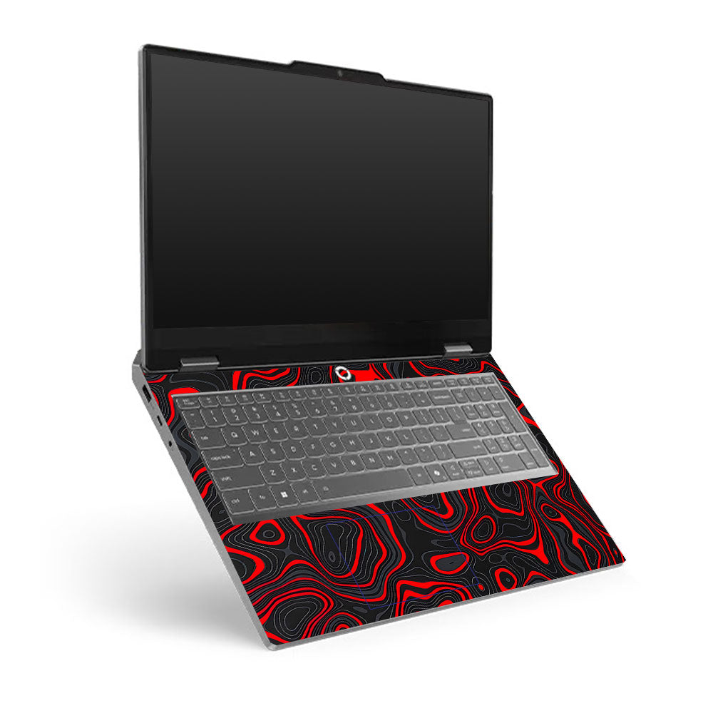 Lenovo LOQ Essential 15ARP11 Crimson Waves Laptop Skin