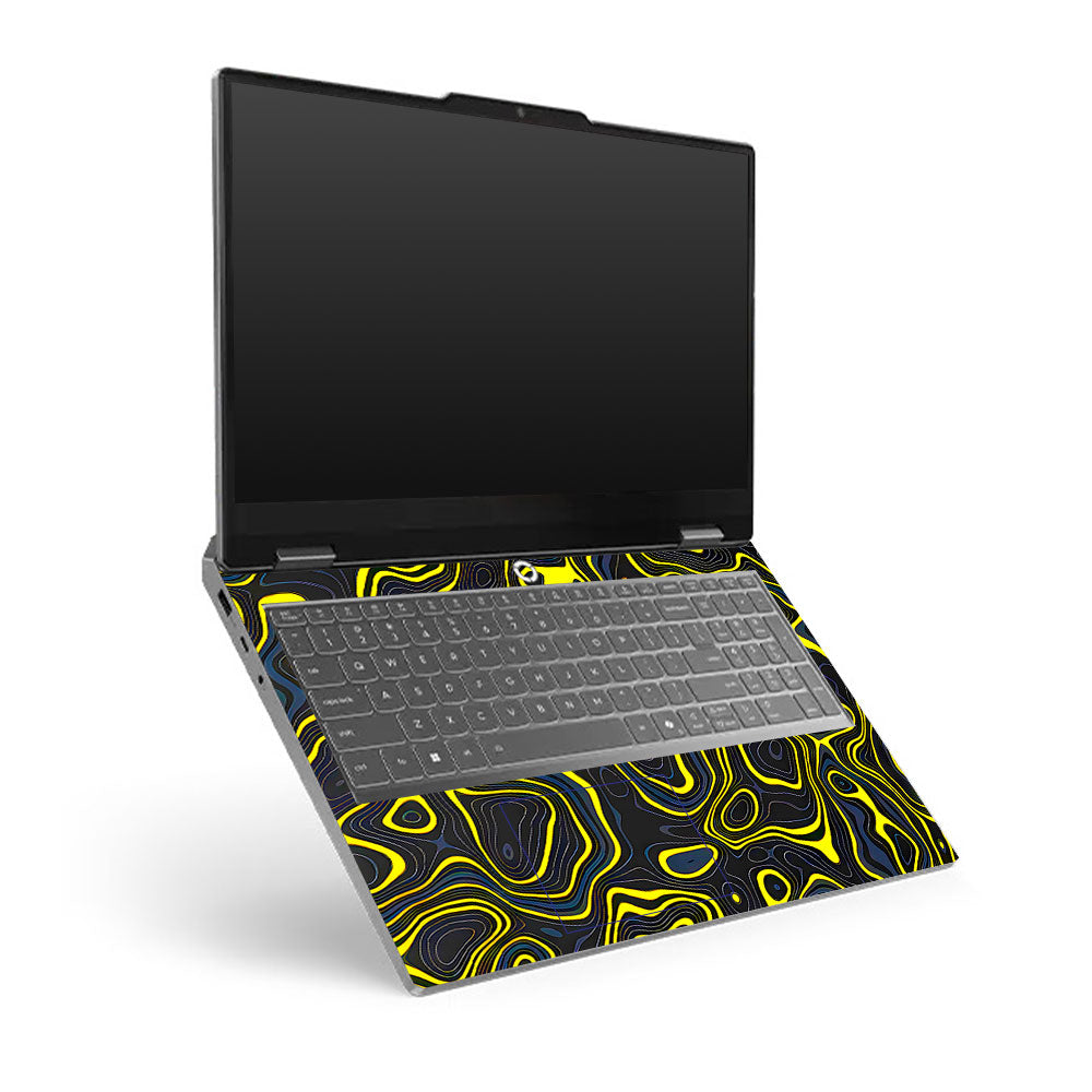 Lenovo LOQ Essential 15ARP11 Neon Lava Contours Laptop Skin