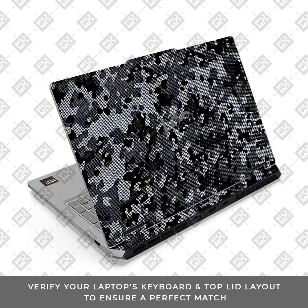 Lenovo LOQ Essential 15ARP11 Stealth Grey Camo Laptop Skin