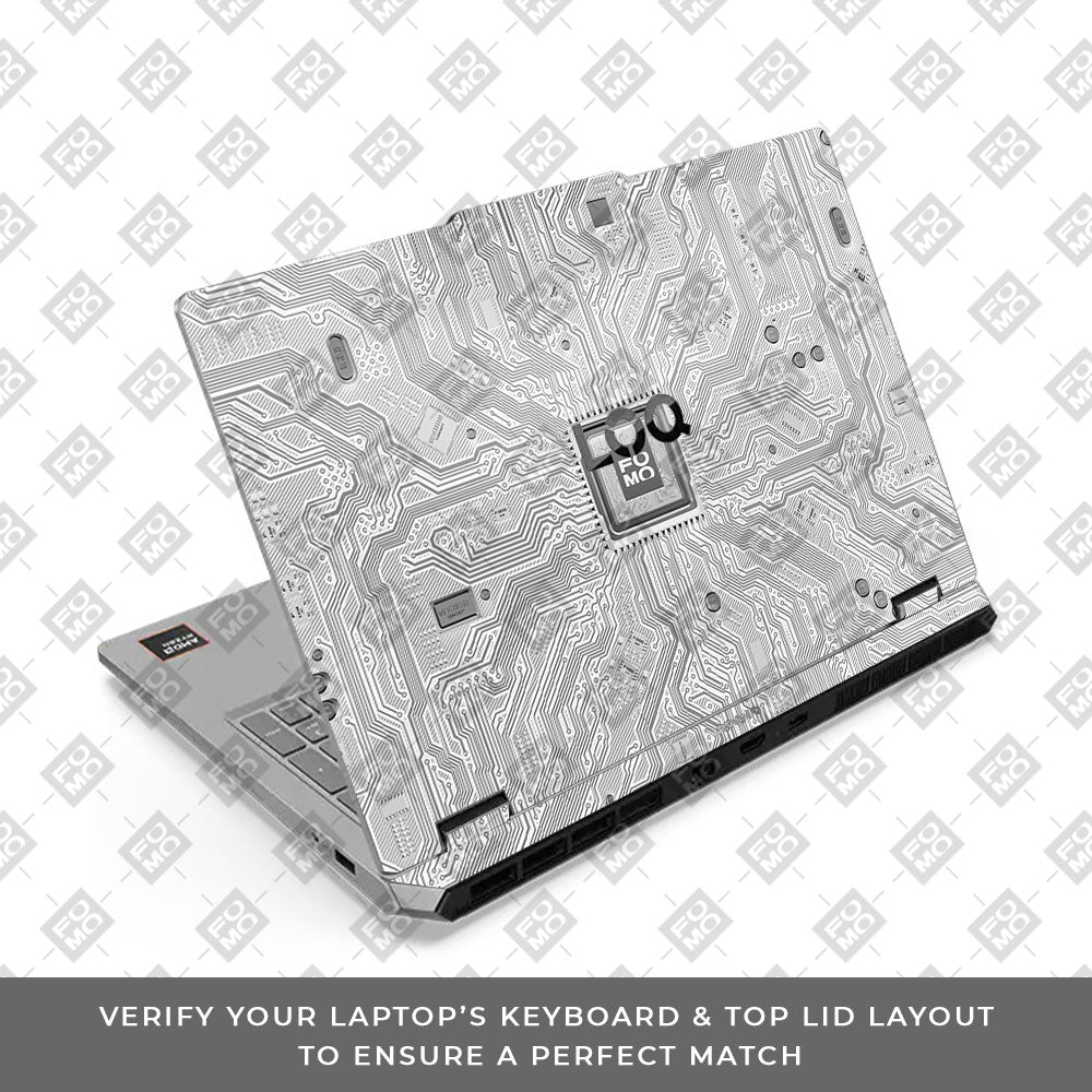 Lenovo LOQ Essential 15ARP11 FOMO Circuit Light Mode Laptop Skin