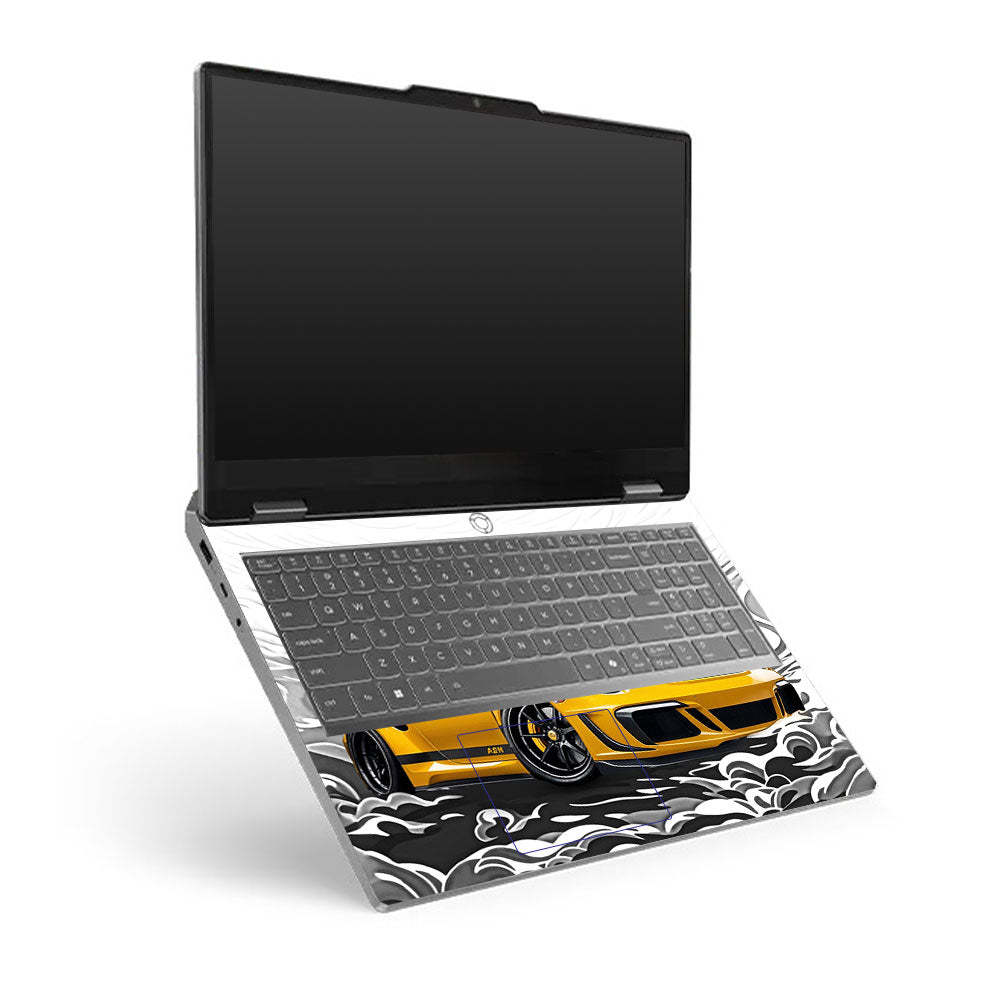Lenovo LOQ Essential 15ARP11 Yellow Sports Coupe Laptop Skin