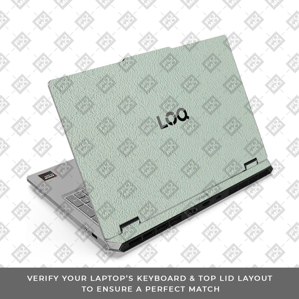 Lenovo LOQ Essential 15ARP11 Textured Aqua Stone Laptop Skin