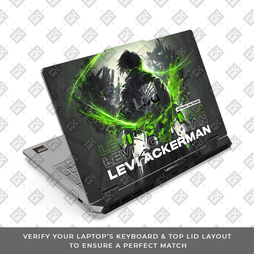 Lenovo LOQ Essential 15ARP11 Neon Anime Swordsman Laptop Skin