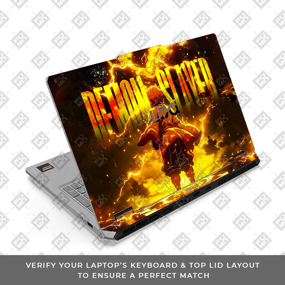 Lenovo LOQ Essential 15ARP11 Lightning Blade Strike Laptop Skin