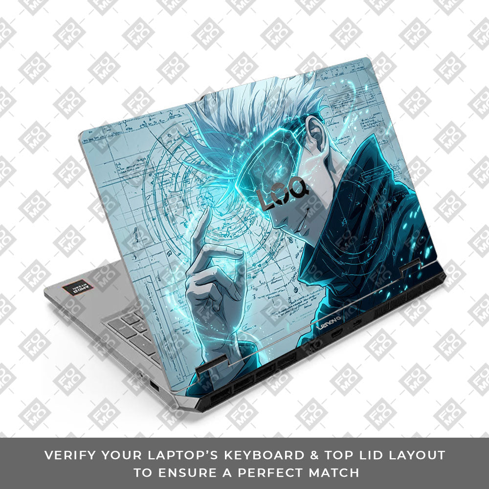 Lenovo LOQ Essential 15ARP11 Anime Sorcerer Power Laptop Skin