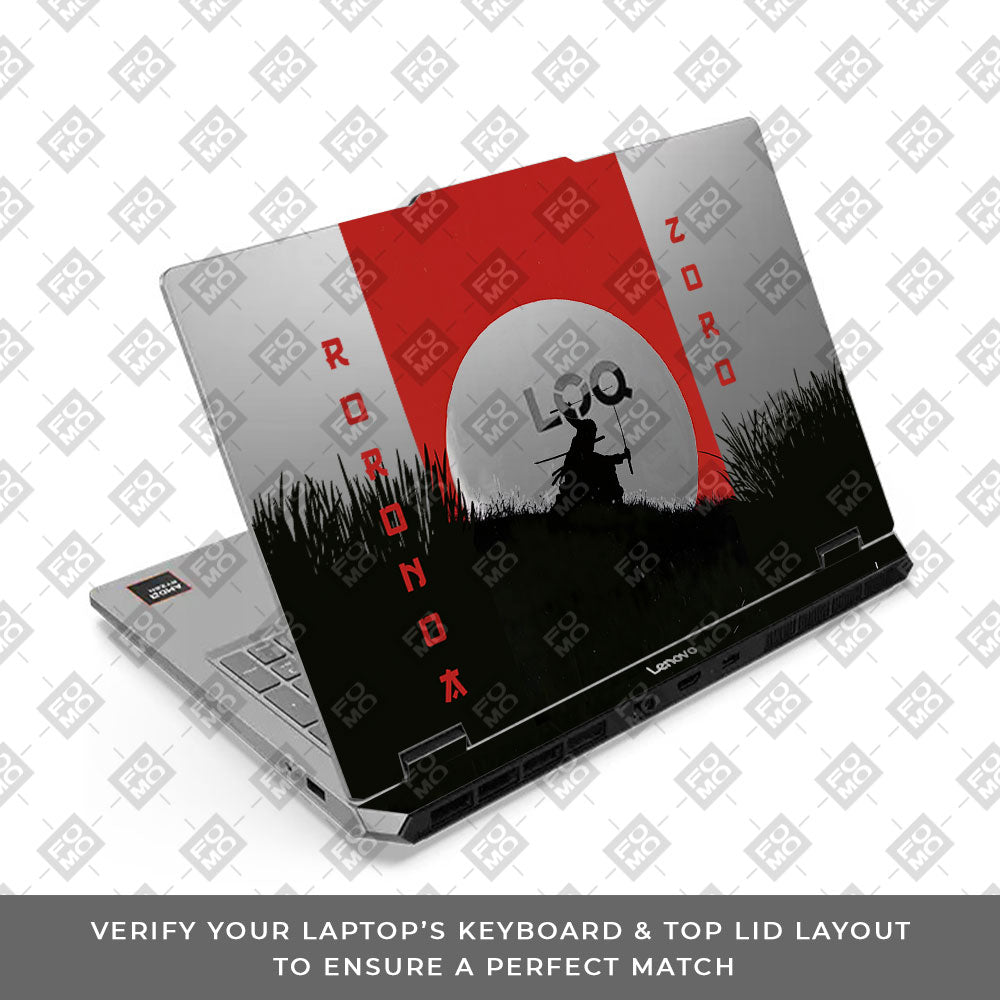 Transparent Lenovo LOQ Essential 15ARP11 Swordsman’s Resolve Laptop Skin