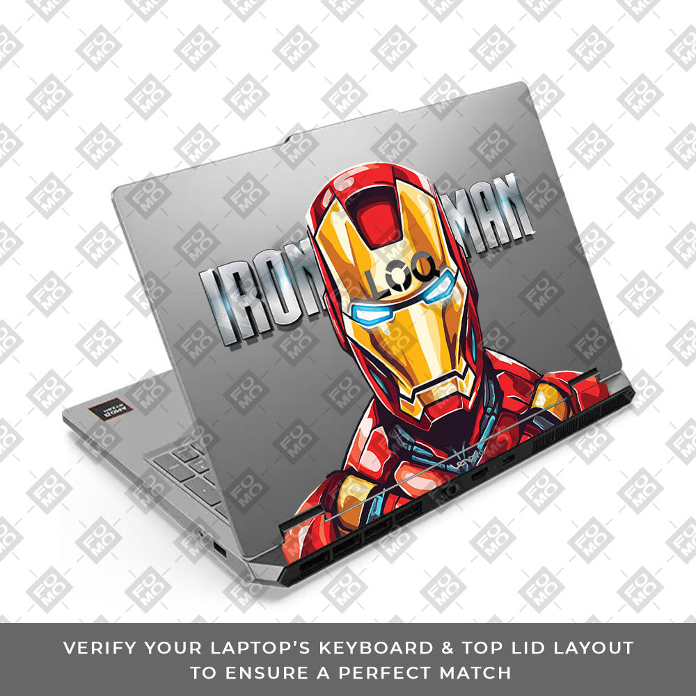 Transparent Lenovo LOQ Essential 15ARP11 Arc Reactor Laptop Skin