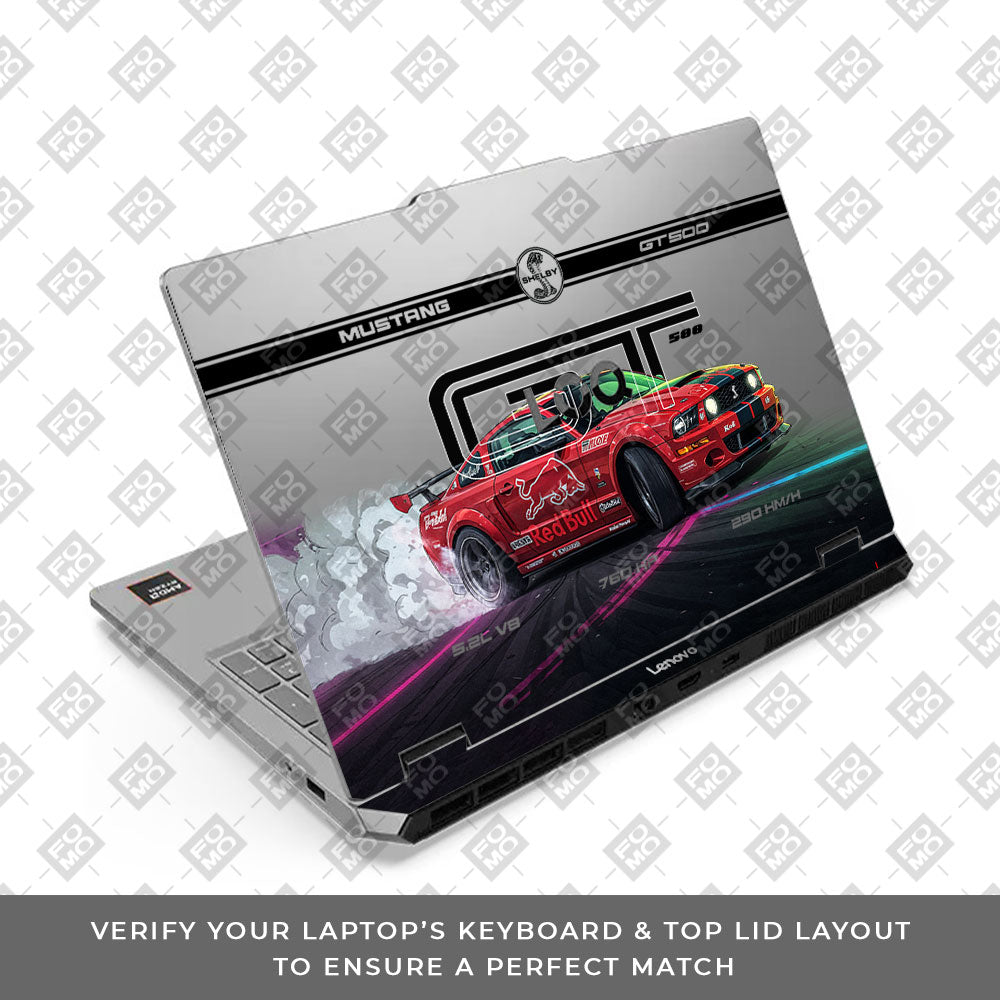 Transparent Lenovo LOQ Essential 15ARP11 Toxic Muscle Racer Laptop Skin
