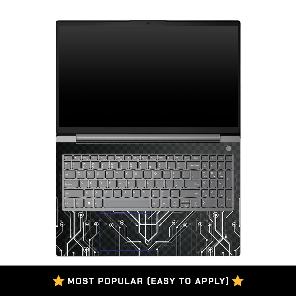 Lenovo V15 G4 Black Digital Circuit Laptop Skin