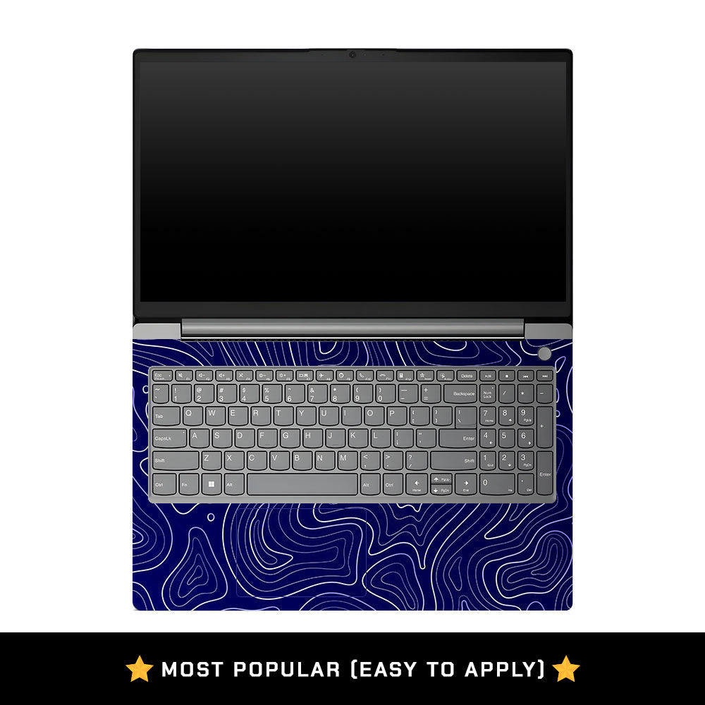 Lenovo V15 G4 Deep Blue Contour Depths Laptop Skin