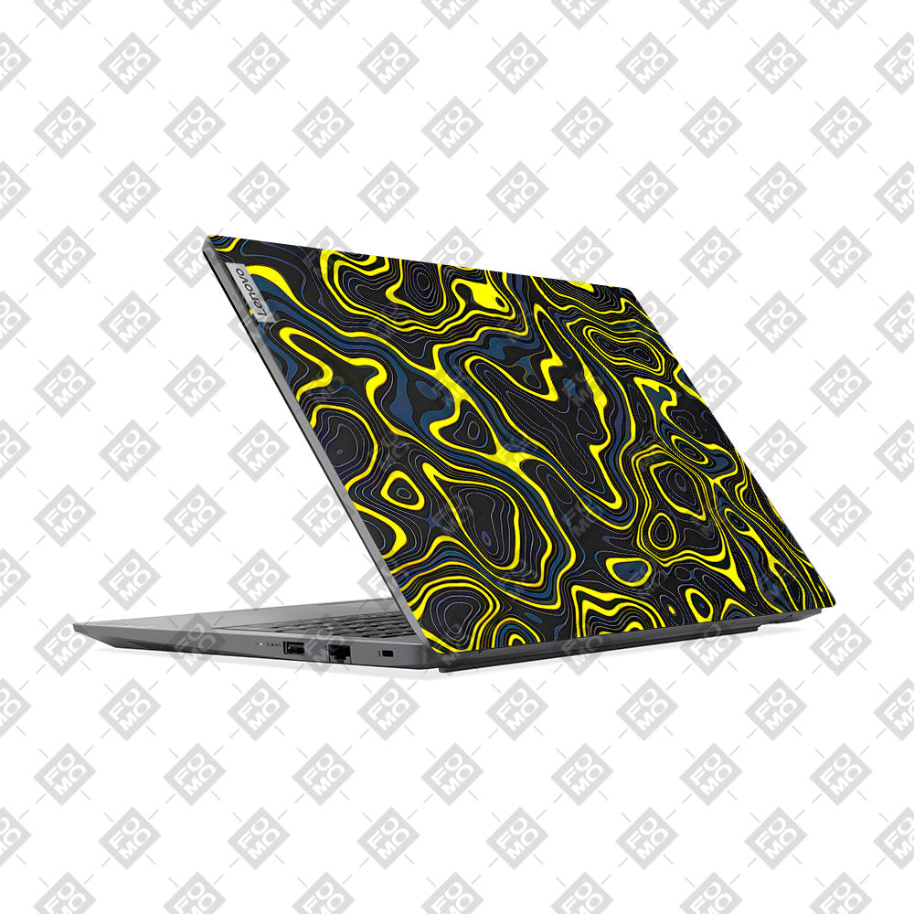 Lenovo V15 G4 Neon Lava Contours Laptop Skin