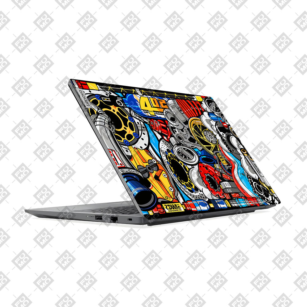 Lenovo V15 G4 Mechanical Chaos Laptop Skin