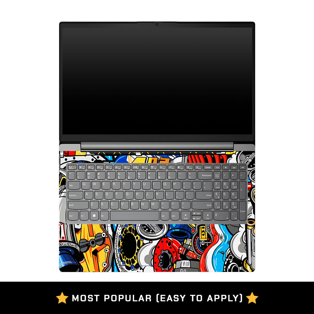 Lenovo V15 G4 Mechanical Chaos Laptop Skin