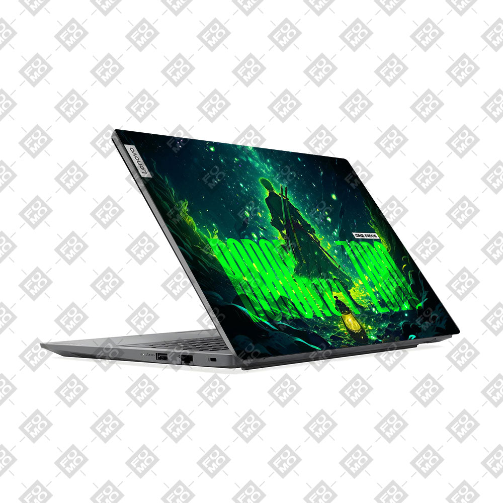 Lenovo V15 G4 Green Anime Swordsman Laptop Skin