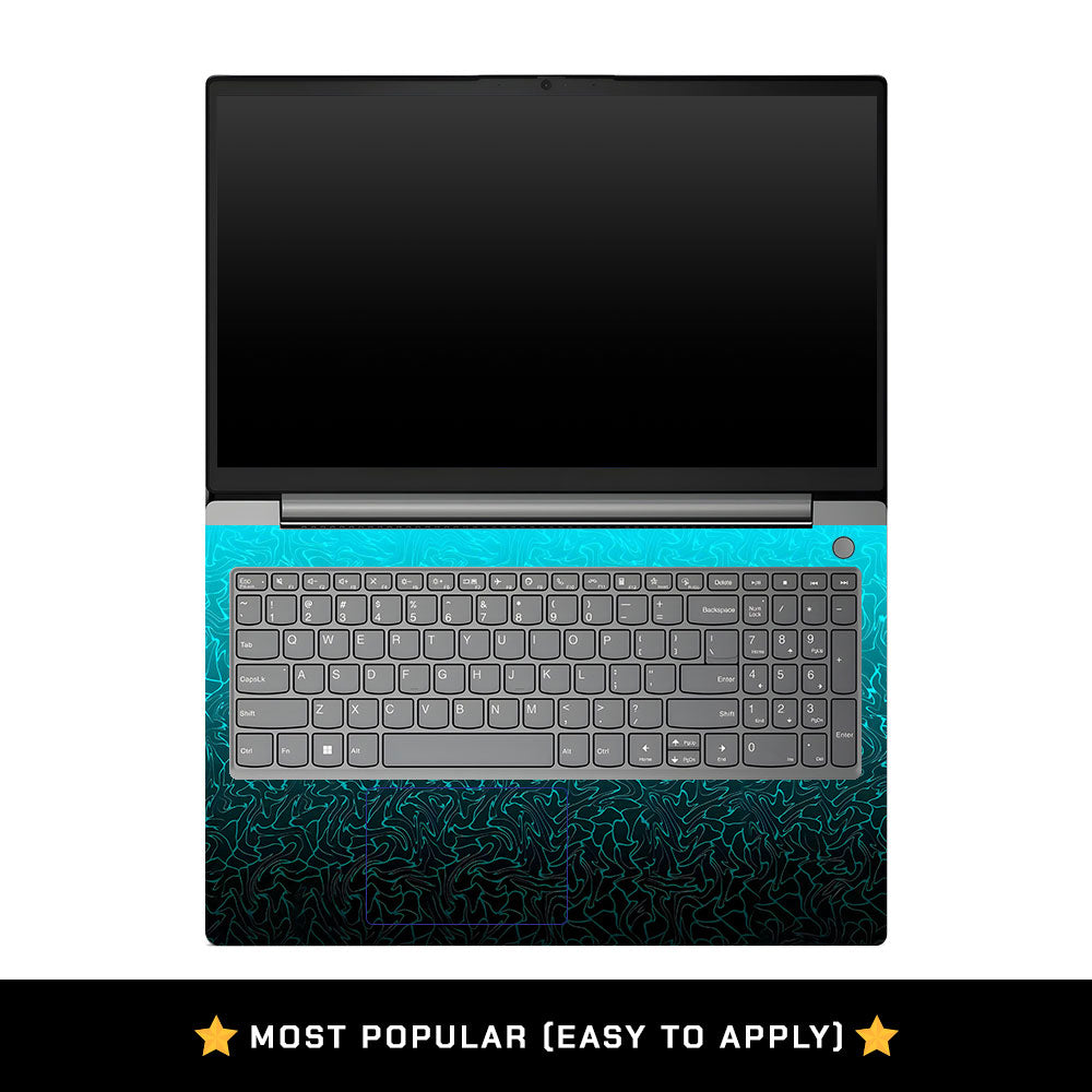 Lenovo V15 G4 Cyan Blue to Black Laptop Skin