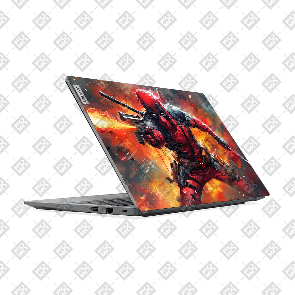 Lenovo V15 G4 Red Comic Antihero Laptop Skin