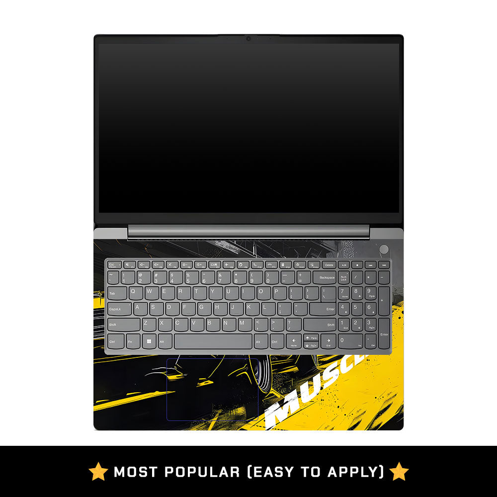 Lenovo V15 G4 Black Muscle Laptop Skin
