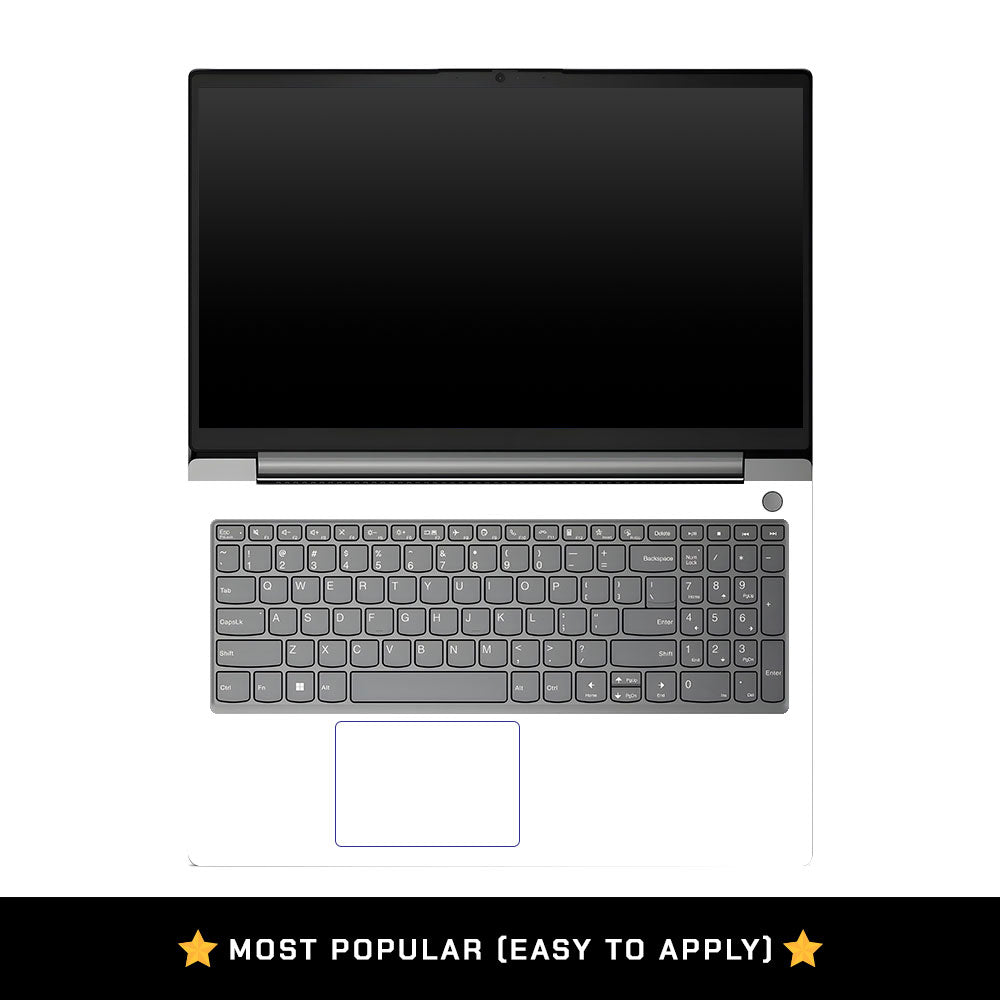 Lenovo V15 G4 Textured White Laptop Skin