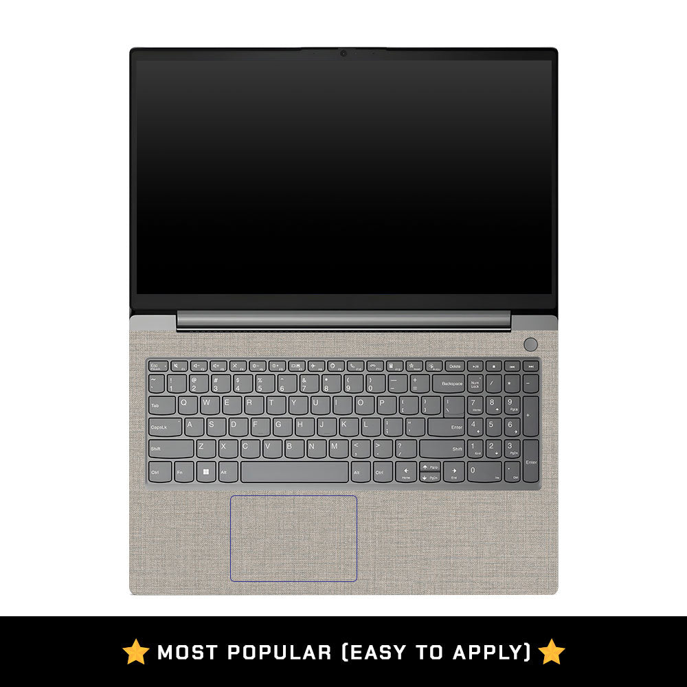 Lenovo V15 G4 Textured Fabric Grey Laptop Skin