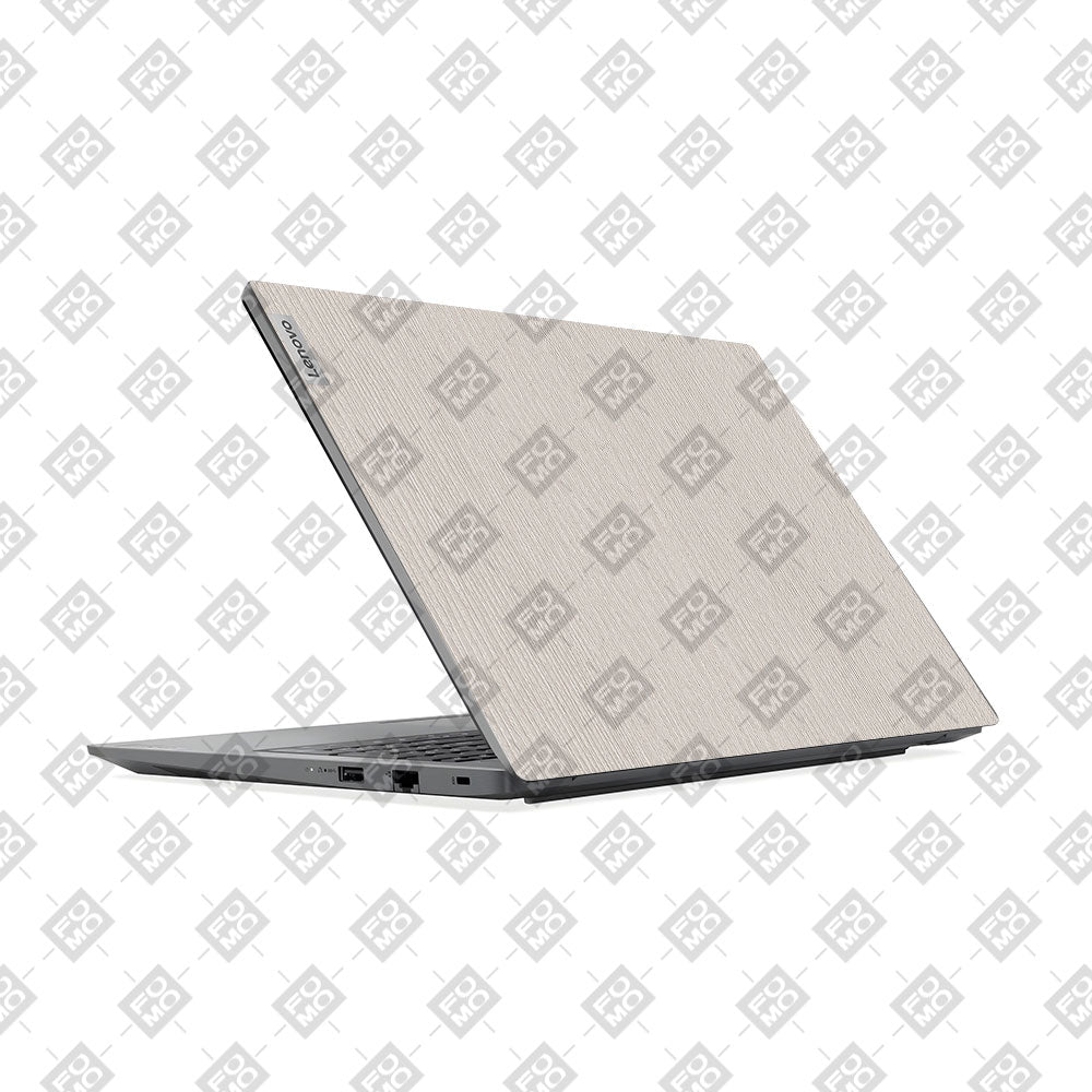 Lenovo V15 G4 Textured White Wood Laptop Skin