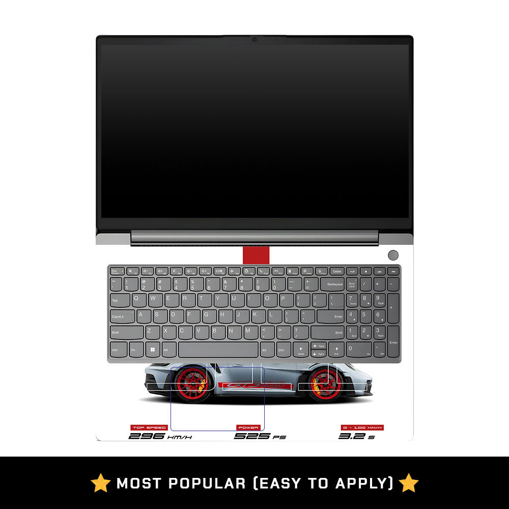 Lenovo V15 G4 Track Racing Machine Laptop Skin