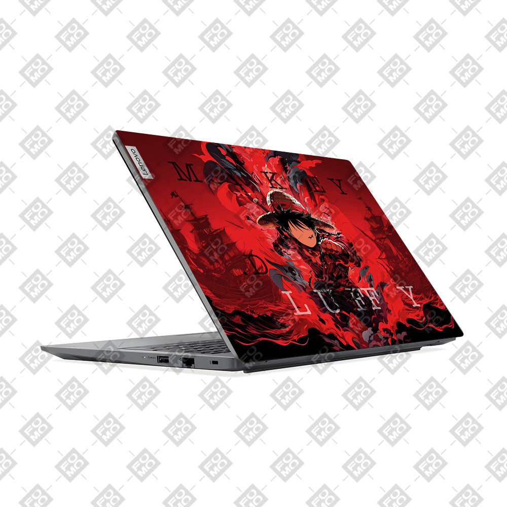 Lenovo V15 G4 Crimson Anime Pirate Laptop Skin