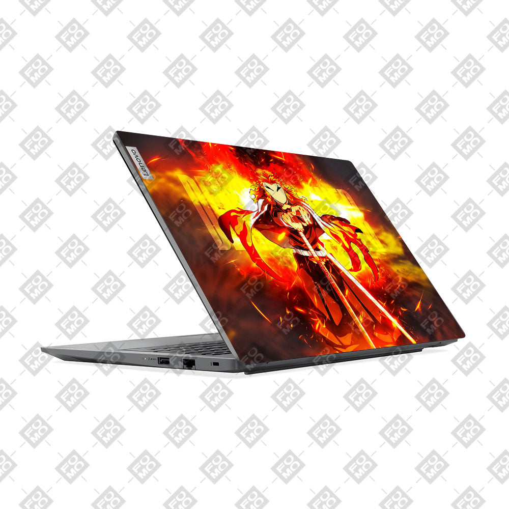 Lenovo V15 G4 Anime Flame Swordsman Laptop Skin