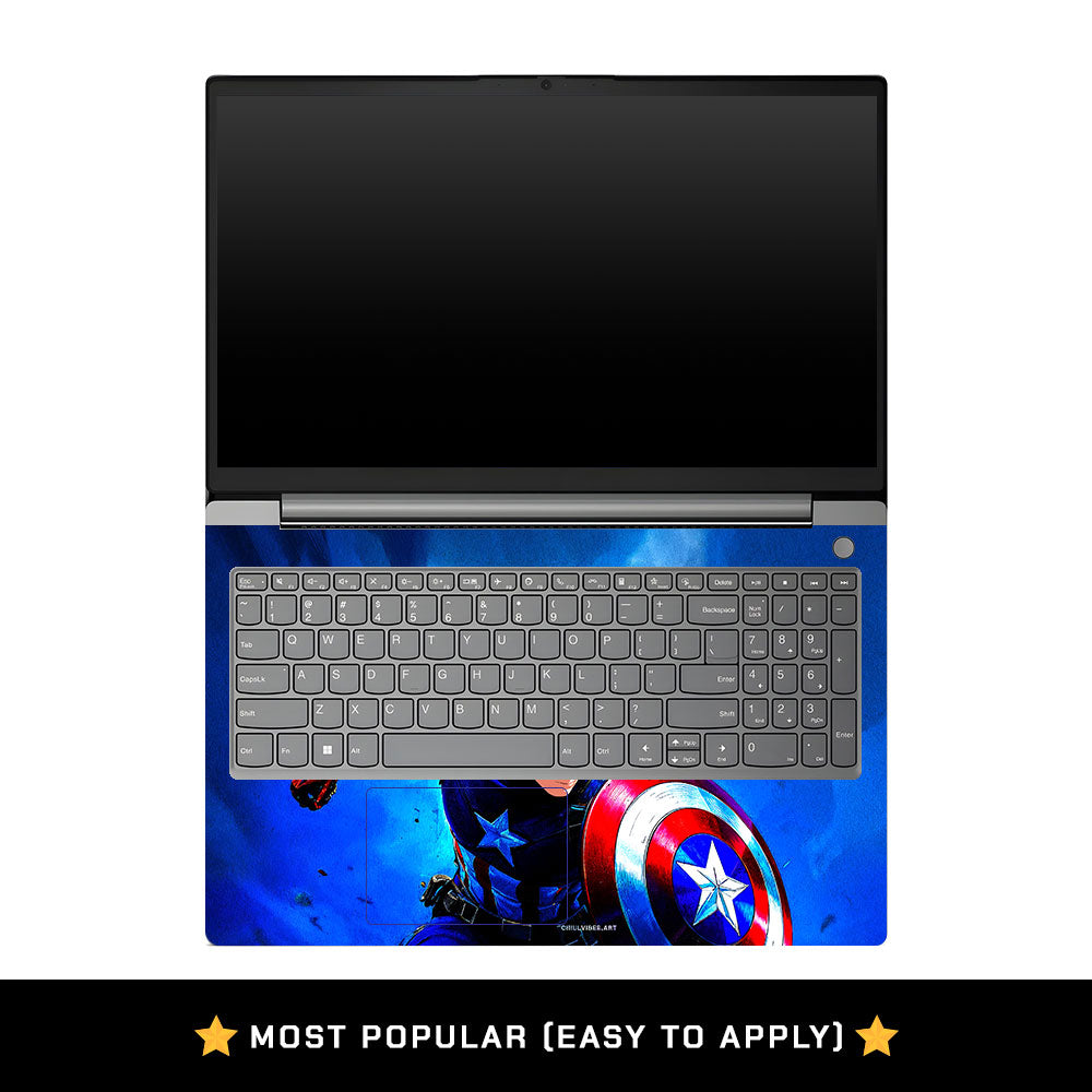 Lenovo V15 G4 Shield Comic Hero Laptop Skin