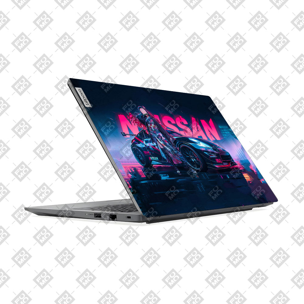 Lenovo V15 G4 Neon Anime Racer Laptop Skin