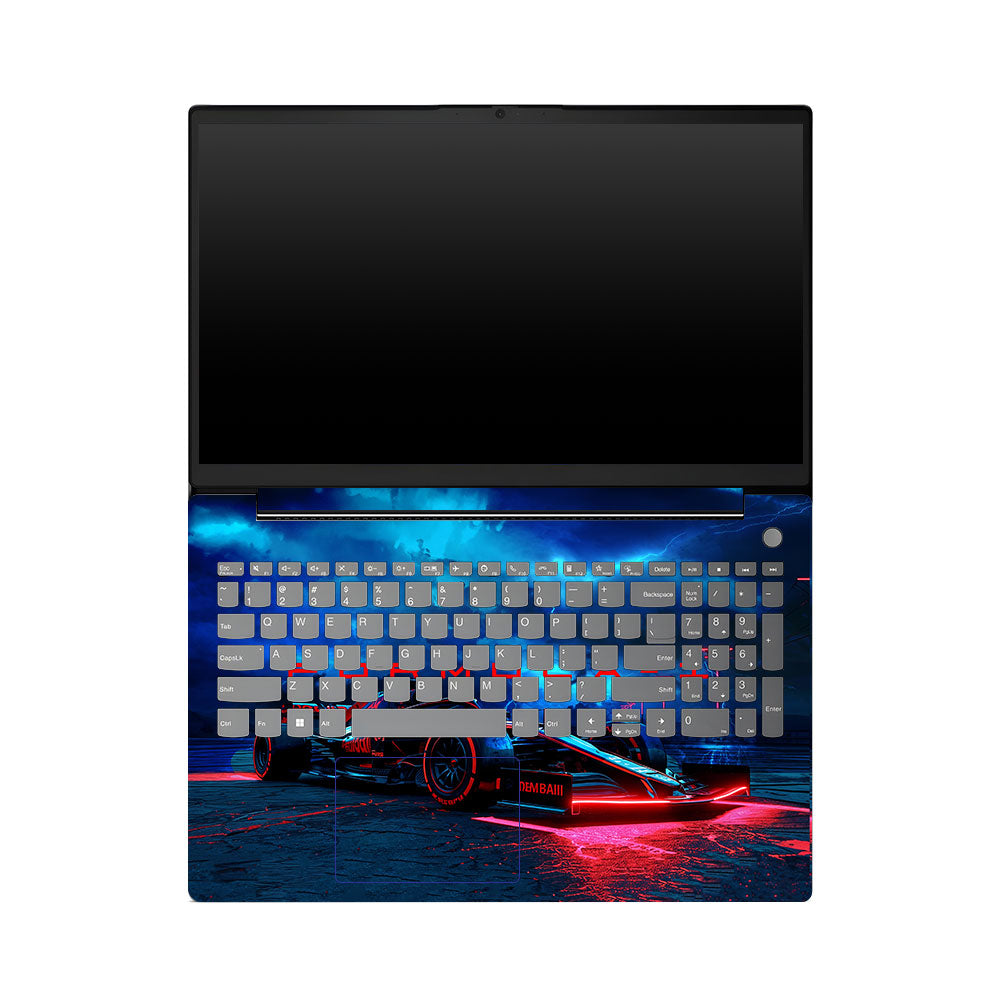 Lenovo V15 G4 Futuristic Race Car Laptop Skin