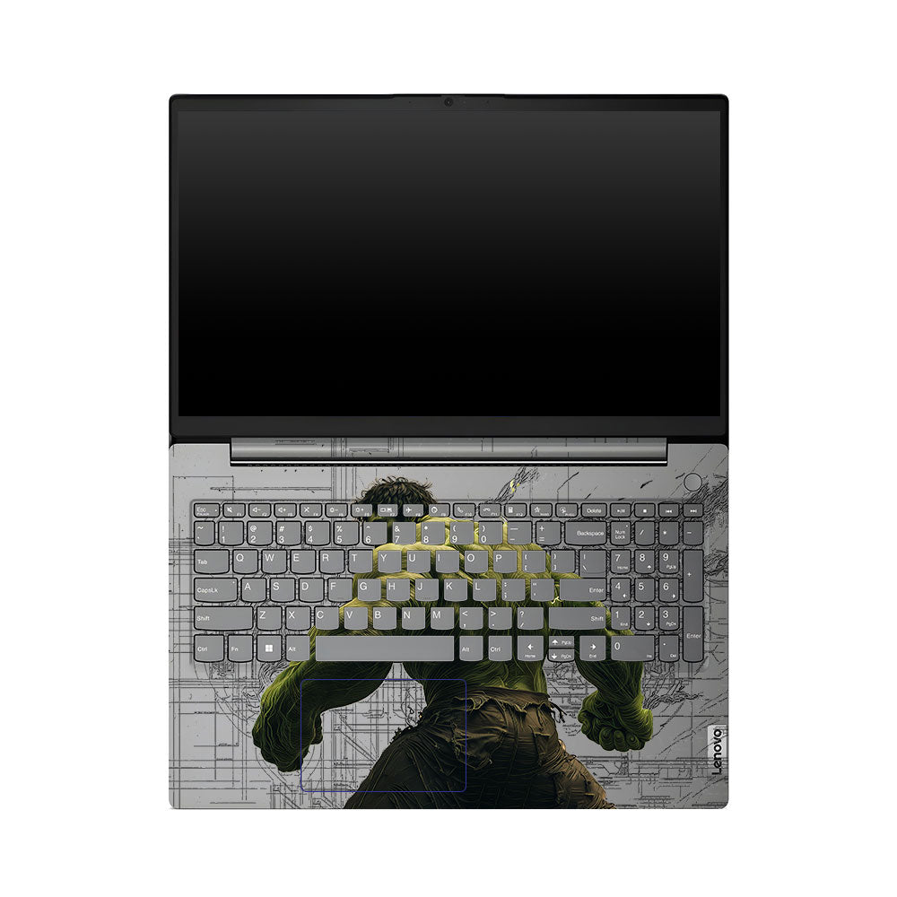 Transparent Lenovo V15 G4 Comic Titan Smash Laptop Skin
