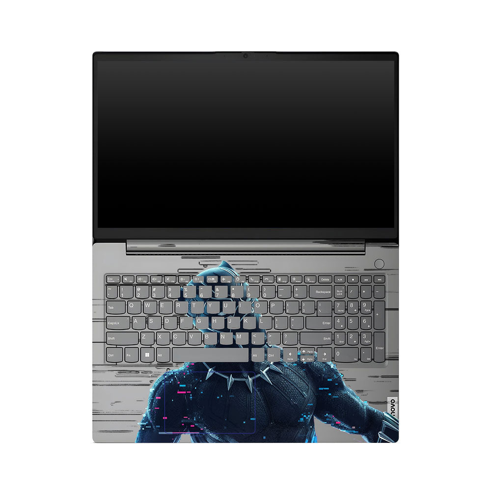 Transparent Lenovo V15 G4 Glitchborne Panther Laptop Skin
