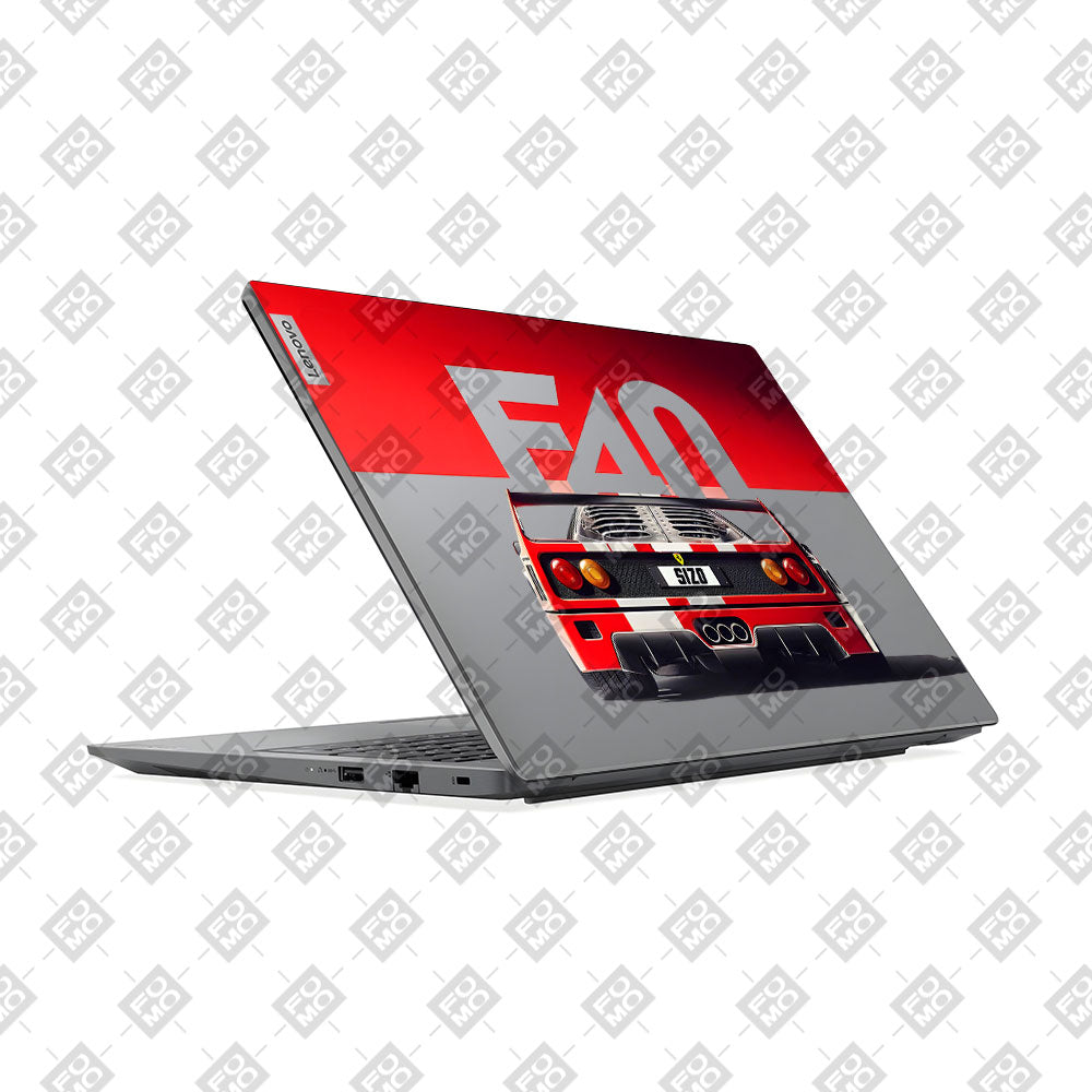 Transparent Lenovo V15 G4 Retro Italian Supercar Laptop Skin